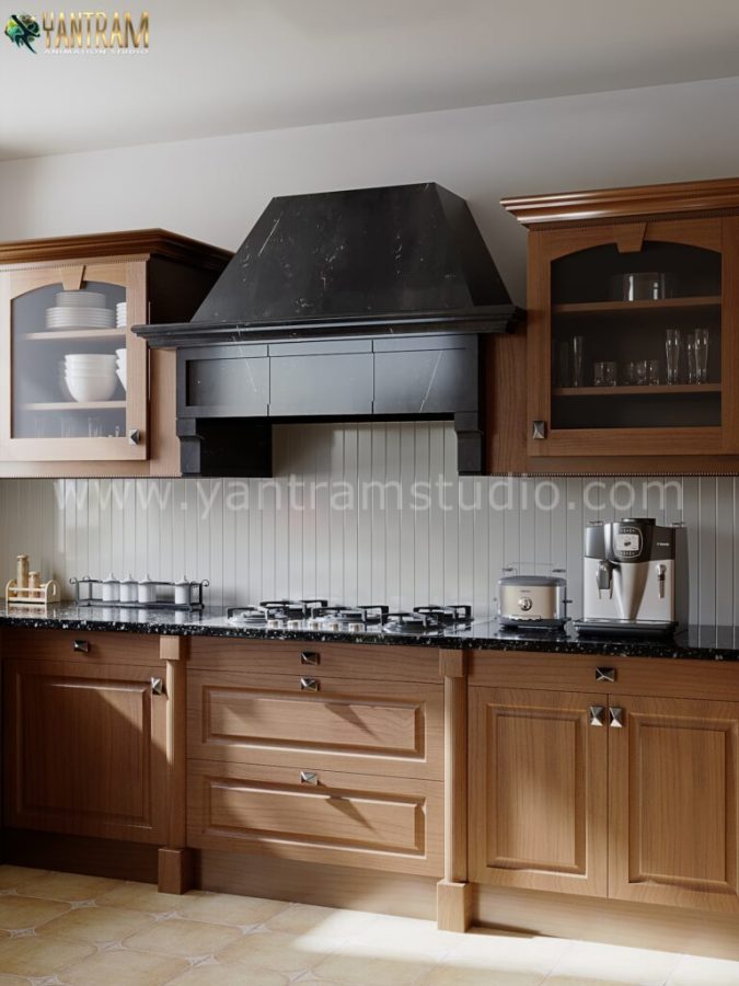 3D Interior Visualization of Kitchens in New York City by Yantram 3D Architectural Rendering Company